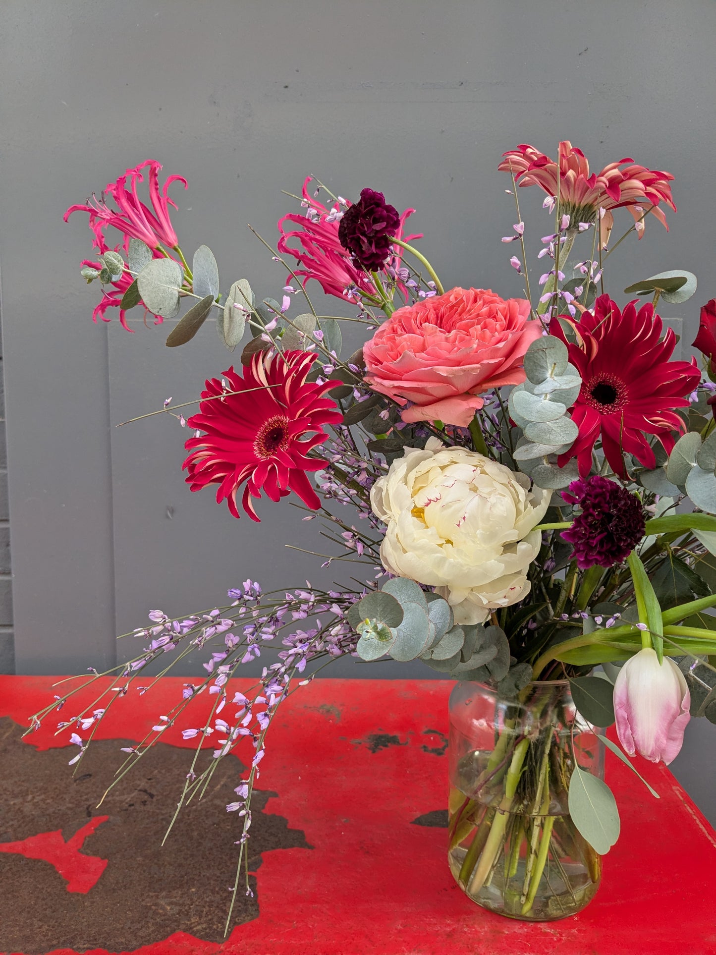 Romantic Seasonal Flower Bouquet