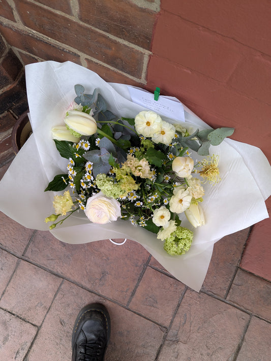 The White & Wild Bouquet